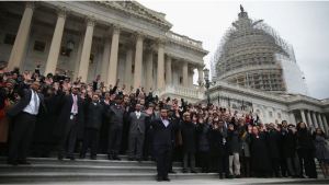 Black Congressional staffers walkout 