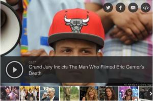 Eric Garner's camera man indicted